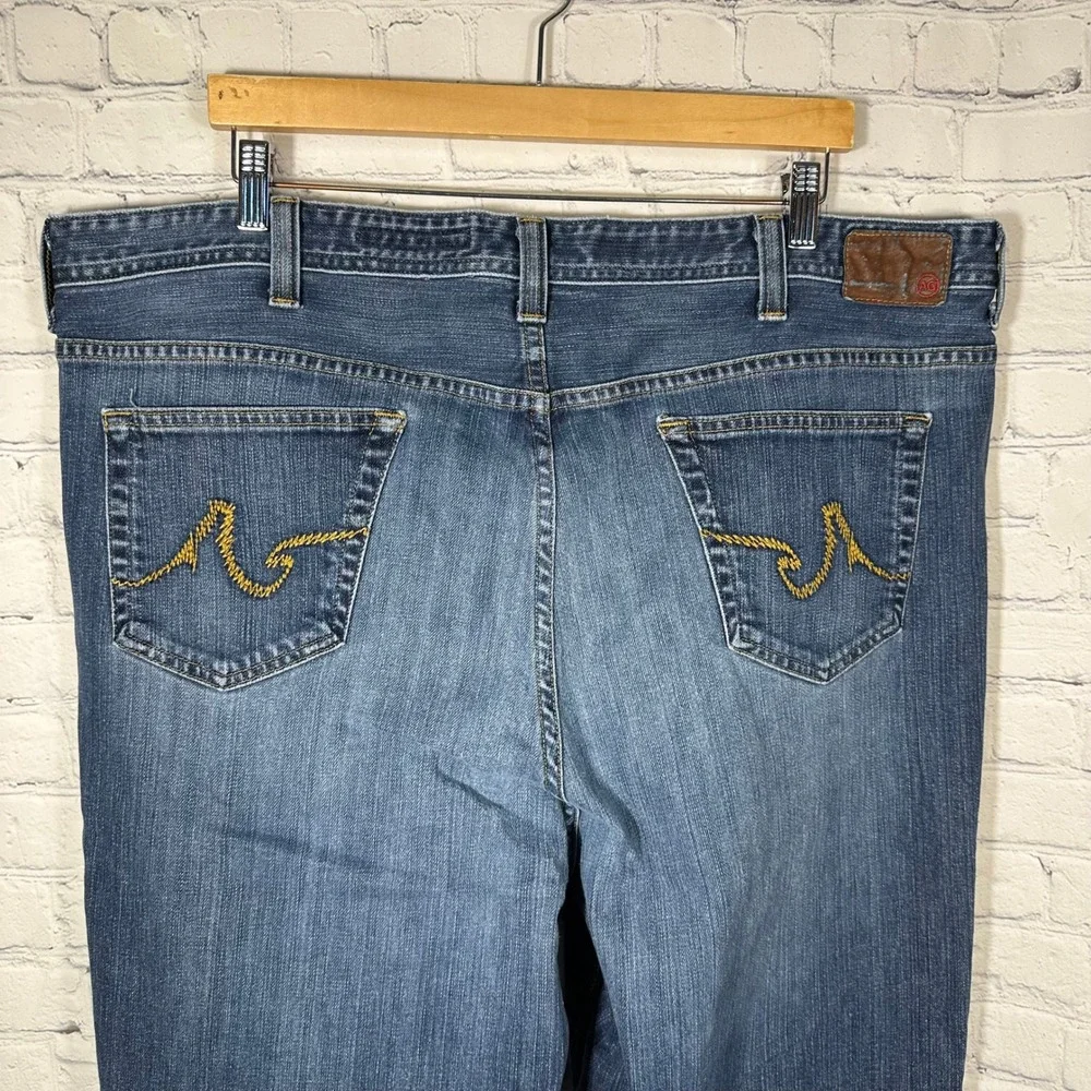 AG Adriano Goldschmied The Brave  Straight Leg Jeans Blue Mens Made in USA‎